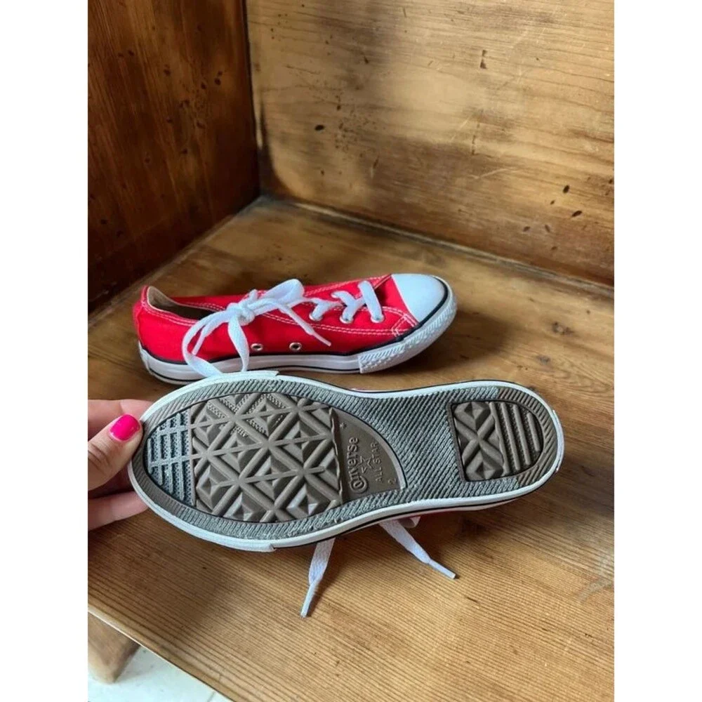 Converse red kids sneakers